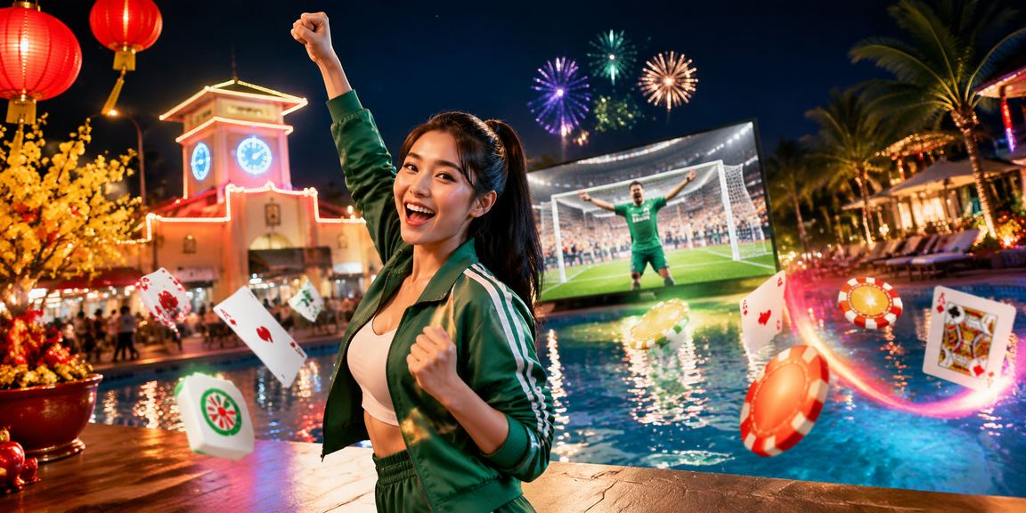 Không khí lễ hội Tết tại Hồ Chí Minh với các trò chơi bài truyền thống và giải trí hiện đại